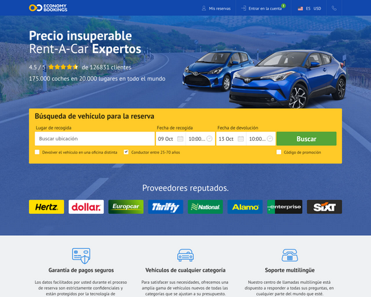 Economy bookings прокат авто