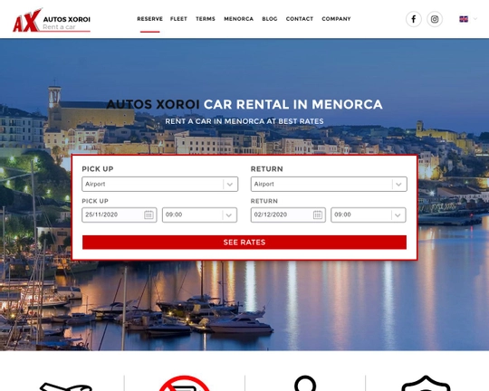 AX Rent a Car Logo