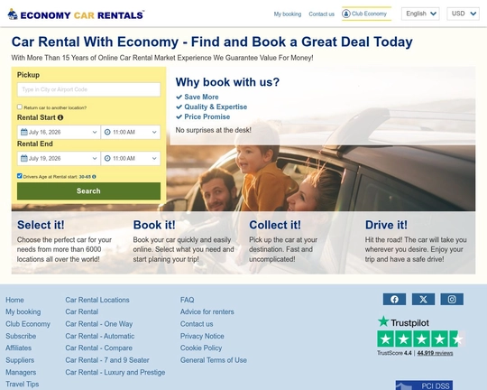 Economy Car Rentals