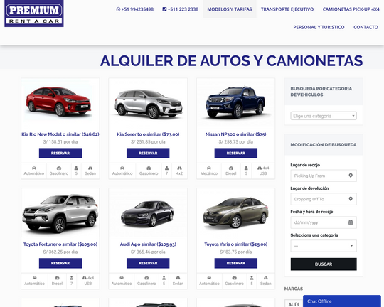 Premium Rent a Car Logo